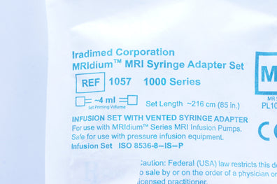 Iradimed 1057 MRIdium MRI Syringe Adapter Set 4 ml x 85 inch (x)